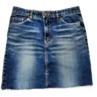 Used Ladies Jean Skirt